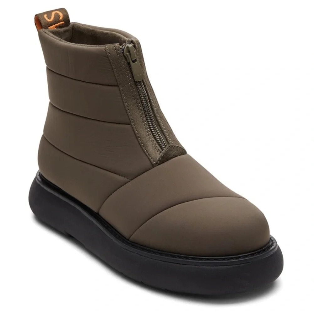 Toms Reprive Mallow Puffer Boots in Brown. Sz: 10